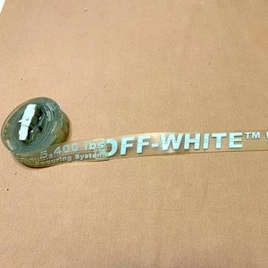 Off-white industrial belt green, one size